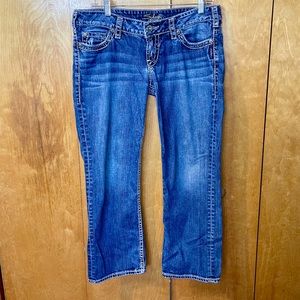 Size 30 capris jeans for women, Silver Jeans
